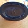 Antique Francis Faulkner Dublin black glass whiskey bottle Image 4