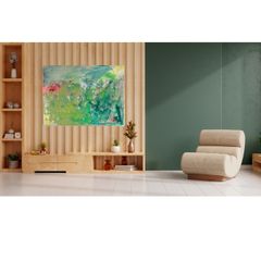LARGE ORIGINAL ART Original Abstract Landscape