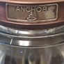 Antique Anchor Ship's Copper And Brass Lantern Image 5