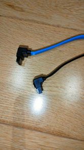 2x SATA data cables (angled) - New