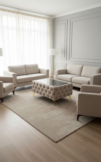 Velvet coffe table 83x63