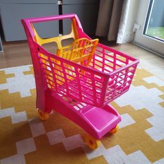 pink toy trolley