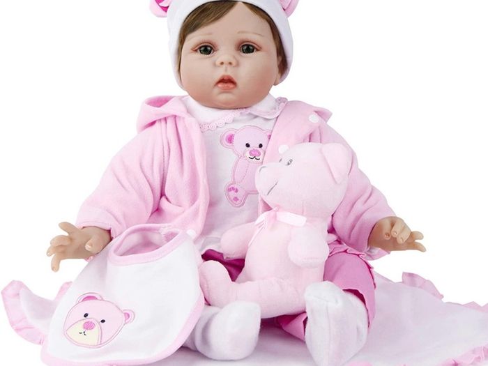 Reborn Dolls 22 inch 55cm Realistic Baby Dolls Soft Silicone vinyl that Looks Real Reborn Baby Dolls Girls Real life Newborn Baby Toys (FREE POSTAGE)