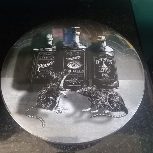 Black Apothecary Gothic Cake Stand