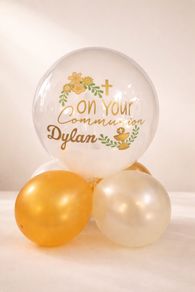 Personalised Communion/Confirmation Balloon Display
