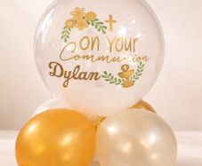 Personalised Communion/Confirmation Balloon Display