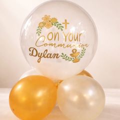 Personalised Communion/Confirmation Balloon Display