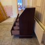 Vintage Mahogany-Style Bureau or Writing Desk Image 6