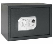 Digital Safe with Lock Dark grey 35 x 25 x 25 cm Steel