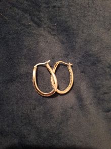 Silver earrings