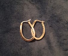 Silver earrings