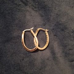 Silver earrings
