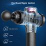 Massage Gun Deep Tissue,30 Speeds Powerful Percussion Muscle Massager,2500mah Electric Handheld Muscle Massage Gun,Portable Fascia Gun with 8 Massager Heads for Athletes Muscle Tension Pain Relief Image 4