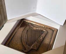 wall plaque wild goose harp
