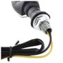 2x 12V Black Motorcycle Indicators Turn Signal Light Image 5