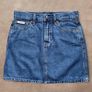 Calvin Klein Classic Mid-Blue Denim Mini Skirt UK 8/10/W26 Image 2