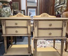 Pair of Upcycled Bedside Lockers