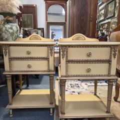 Pair of Upcycled Bedside Lockers