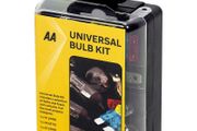 Compact Universal Bulb Kit, inc H1, H4 and H7 bulbs - Black