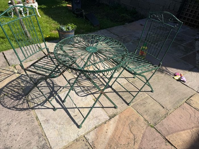 Wrought Iron Table And Chairs