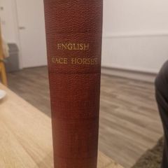 1850 Antique Book The Pictorial Gallery of English Race Horses 90 Engravings