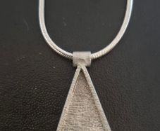 Sterling Silver & 9ct Gold Pendant