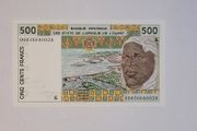 West African States 500 Francs note