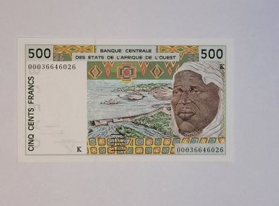 West African States 500 Francs note