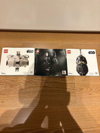 Lego Star Wars Ships and Darth Vader Helmet