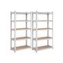 Set of 2 Heavy Duty Storage Racks Image 2