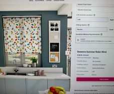Seasons summer roller blind