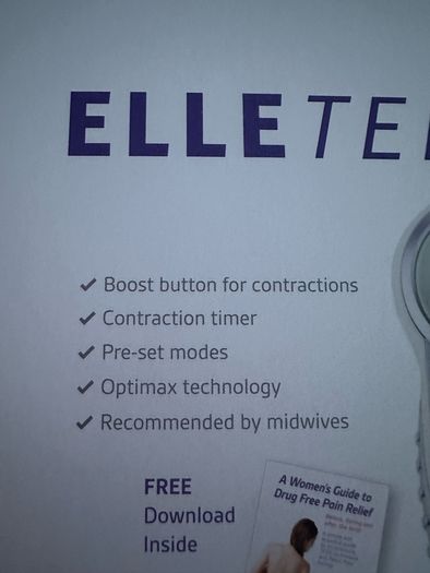 Elle Tens 2 Unit opened but unused