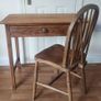 Antique Irish Pine Table Victorian Scullery or Writing Table  Rustic Farmhouse Image 8