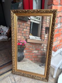 Large Ornate Gold Framed Mirror NEED GONE ASAP