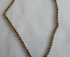 9k gold T bar chain / necklace