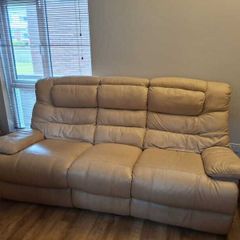 Italian Leather Sofa - Available Immediately