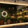 LED Bathroom Mirror W-Fi Weather Station Bluetooh Speakers Makeup Cosmetic Bright Tricolor Light Image 4