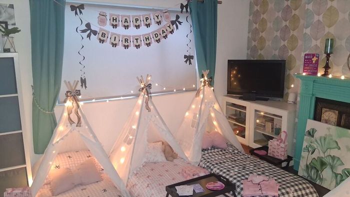 teepee sleepover equipment