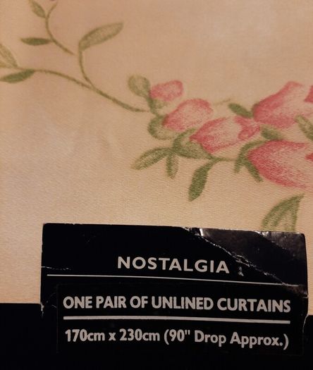 New vintage Dorma full length curtains