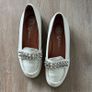 Jeffrey Campbell off-white leather loafers Image 5
