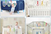 Baby Playpen Ring Baby Crib Pull up Rings Baby Bed Stand Up Rings Baby Walking Assistant Baby Walker Baby Crib