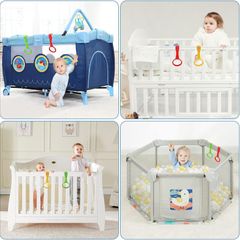 Baby Playpen Ring Baby Crib Pull up Rings Baby Bed Stand Up Rings Baby Walking Assistant Baby Walker Baby Crib