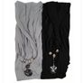 Stylish Infinity Scarf with Sparkly Gems - unique design Image 2
