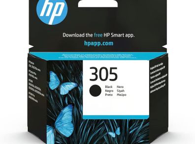 3YM61AE 305 Original Ink Cartridge, Black, Pack of 1