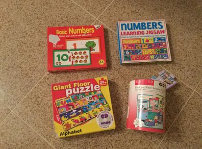 Early learning Puzzles x4