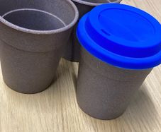 Bamboo Fibre Coffee Cups hot/ cold 12oz