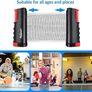 Table Tennis Set, Ping Pong Bats Set with 2 Paddles, 1 Retractable Net, 6 Balls, 1 Carrying Bag, for Trainer Adults Families Indoor Outdoor Image 7
