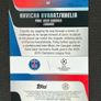 Khvicha Kvaratskhelia /199 2025-26 Topps Chrome UEFA PSG #167 Image 2