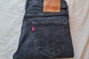 levis 511 Size 32/30 zip fly stone wash Black In excellent condition
