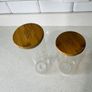 Glass and Wood Kitchen Canisters Image 2